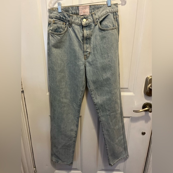 Revise button fly blue jeans - Picture 1 of 11